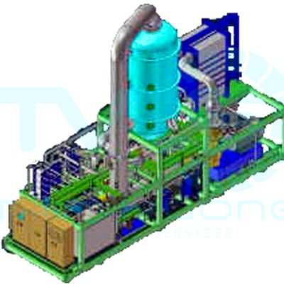 Thiết bị bay hơi plate heat exchanger MVR 100 m3/ngày