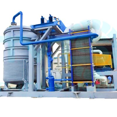 Heat pum vacuum evaporator